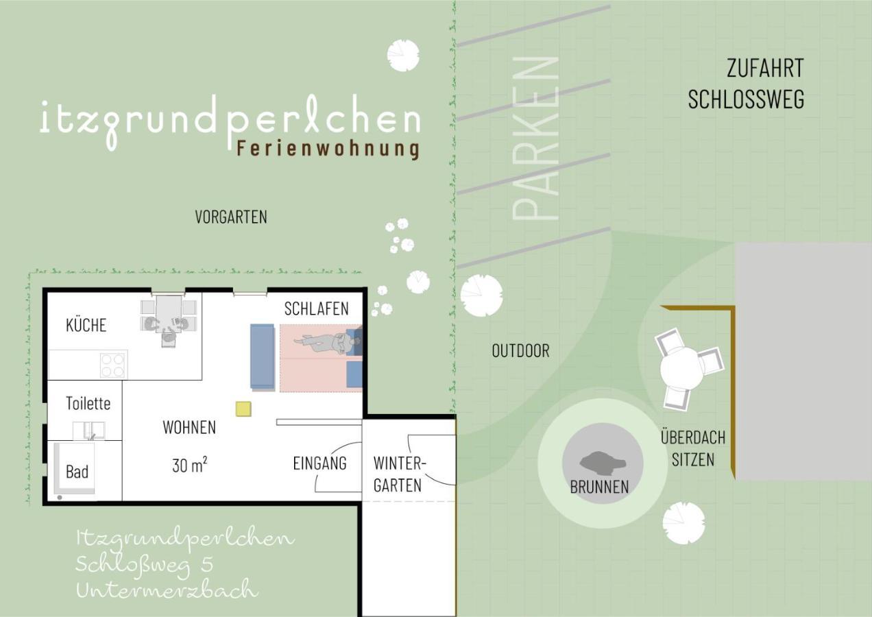 Апартаменты Itzgrundperlchen Untermerzbach Экстерьер фото